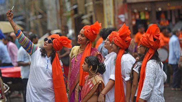 With massive crowds expected to participate in the celebrations, security across the city have been increased with CCTV cameras, use of drones and deployment of anti-terror squads and bomb squads. (Satyabrata Tripathy/HT Photo) With massive crowds expected to participate in the celebrations, security across the city have been increased with CCTV cameras, use of drones and deployment of anti-terror squads and bomb squads. (Satyabrata Tripathy/HT Photo)