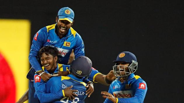 However, Akila Dananjaya picked six wickets in quick succession as India went from being 109/0 to 131/7 in the span of a few over. (REUTERS)