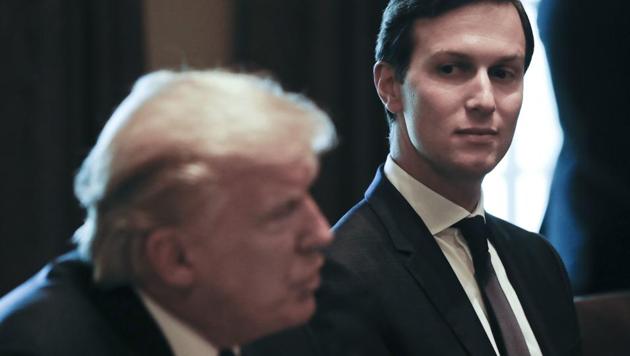 White House senior adviser and envoy, Jared Kushner, listens at right as President Donald Trump speaks during a meeting in the Cabinet Room of the White House in Washington. (AP File Photo) White House senior adviser and envoy, Jared Kushner, listens at right as President Donald Trump speaks during a meeting in the Cabinet Room of the White House in Washington. (AP File Photo)