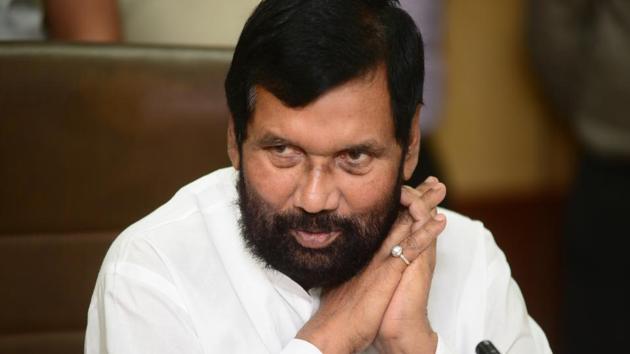 Union minister Ram Vilas Paswan says the decision to set up a commission to implement sub-categorisation within the central government reservation bracket for Other Backward Classes reaffirmed the government’s commitment to quotas.(HT PHOTO)