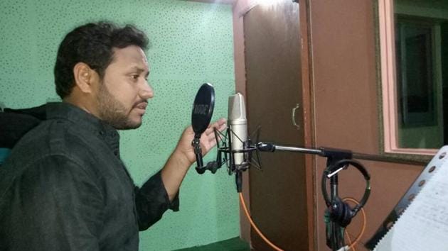 Bhojpuri singer Amit Yadav of Allahabad. (HT Photo) Bhojpuri singer Amit Yadav of Allahabad. (HT Photo)