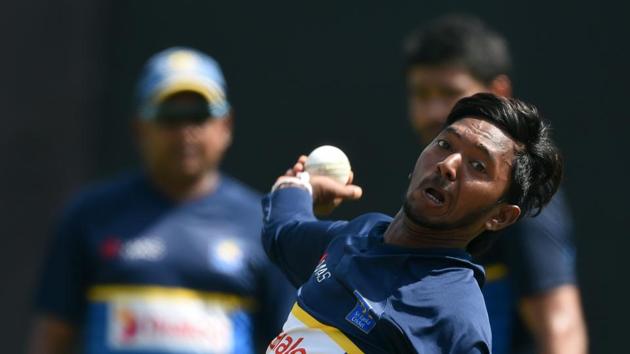 Akila Dananjaya, who picked up 6/54, will once again hold the key for Sri Lanka if they have to stay alive in the series.  (AFP) 