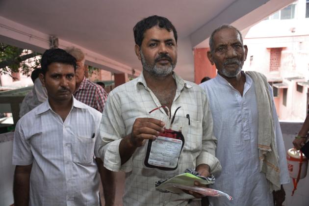 Patients and relatives at MMG Hospital have complained about behaviour of staff. (Sakib Ali/HT Photo) Patients and relatives at MMG Hospital have complained about behaviour of staff. (Sakib Ali/HT Photo)