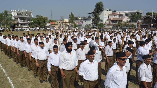 Minister Madan Kaushik’s comment comes days after two RSS leaders took up the issue of outsiders staying in border areas in a meeting with chief minister Trivedra Singh Rawational. (HT File) Minister Madan Kaushik’s comment comes days after two RSS leaders took up the issue of outsiders staying in border areas in a meeting with chief minister Trivedra Singh Rawational. (HT File)