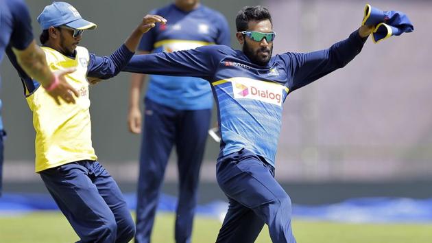 Chamara Kapugedera will be hoping to reverse Sri Lanka’s fortunes, with the hosts not having won a single match in the series against India. (AP) 