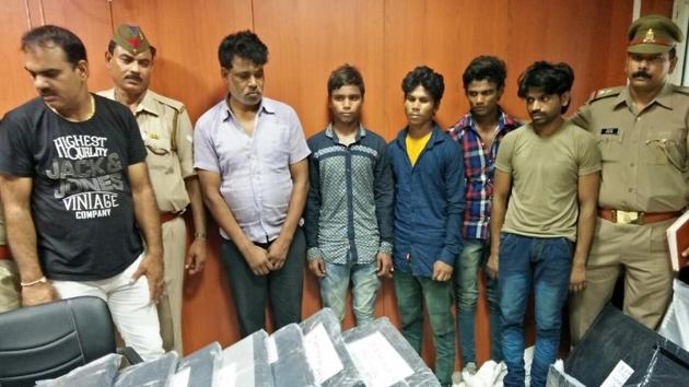 The accused were identified as Brijlal of Wajidpur in Noida, Magan of Sahibabad in Ghaziabad, Shadab Tufail and Sanjay Yada, both residents of Bisrakh in Greater Noida. The accused were identified as Brijlal of Wajidpur in Noida, Magan of Sahibabad in Ghaziabad, Shadab Tufail and Sanjay Yada, both residents of Bisrakh in Greater Noida.