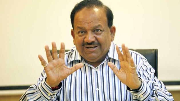 Environment minister Harsh Vardhan believes in leading by example as far as conservation is concerned.(HT Photo)