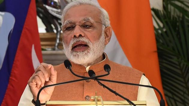 Prime Minister Narendra Modi delivers a speech in New Delhi. (AFP File Photo) Prime Minister Narendra Modi delivers a speech in New Delhi. (AFP File Photo)