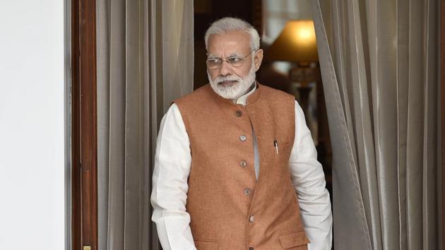 Prime Minister Narendra Modi says under the Pradhan Mantri Mudra Yojna, millions and millions have been able to get loans from banks without any guarantee. (Ajay Aggarwal/HT File Photo) Prime Minister Narendra Modi says under the Pradhan Mantri Mudra Yojna, millions and millions have been able to get loans from banks without any guarantee. (Ajay Aggarwal/HT File Photo)