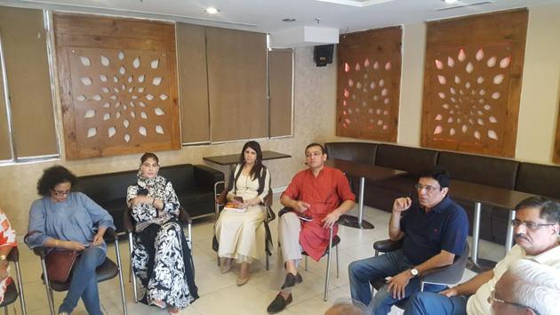 The meeting was attended by more than 50 people, including RWA members and residents of Essel Towers, Heritage City and Sahara Grace. The meeting was attended by more than 50 people, including RWA members and residents of Essel Towers, Heritage City and Sahara Grace.