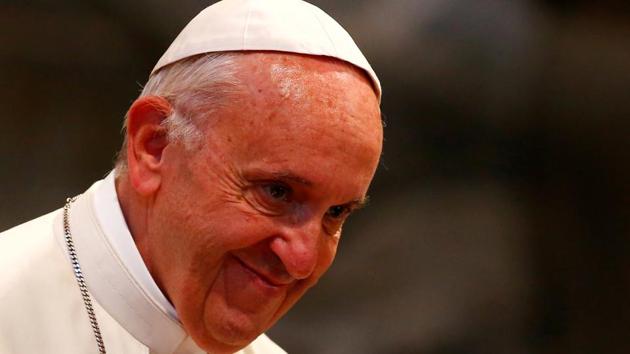 File photo of Pope Francis at a conference on families and adolescent education at Rome's Basilica of St John in Lateran, Italy, in June 2017. (Reuters) File photo of Pope Francis at a conference on families and adolescent education at Rome's Basilica of St John in Lateran, Italy, in June 2017. (Reuters)