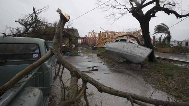 Flood damage in Texas from Hurricane Harvey may equal that from Katrina, the costliest natural disaster. Katrina resulted in more than $15 billion in flood insurance losses in Louisiana and Mississippi. According to Wall Street analysts, the floods could destroy as much as $20 billion in insured property, making the storm one of the costliest in history for U.S. insurers. (Daniel Kramer / AFP) Flood damage in Texas from Hurricane Harvey may equal that from Katrina, the costliest natural disaster. Katrina resulted in more than $15 billion in flood insurance losses in Louisiana and Mississippi. According to Wall Street analysts, the floods could destroy as much as $20 billion in insured property, making the storm one of the costliest in history for U.S. insurers. (Daniel Kramer / AFP)