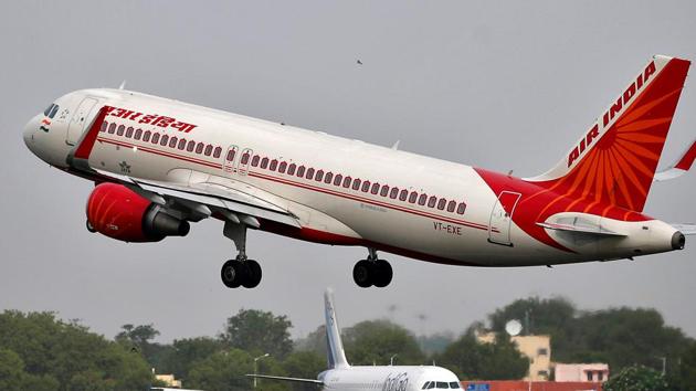 An Air India aircraft takes off as an IndiGo Airlines aircraft waits for clearance at the Sardar Vallabhbhai Patel International Airport in Ahmedabad, July 7, 2017. (Reuters File Photo) An Air India aircraft takes off as an IndiGo Airlines aircraft waits for clearance at the Sardar Vallabhbhai Patel International Airport in Ahmedabad, July 7, 2017. (Reuters File Photo)