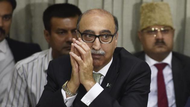 Basit said that even though India wanted to start a dialogue with Pakistan, it was not ready to speak about Kashmir. (PTI File Photo) Basit said that even though India wanted to start a dialogue with Pakistan, it was not ready to speak about Kashmir. (PTI File Photo)