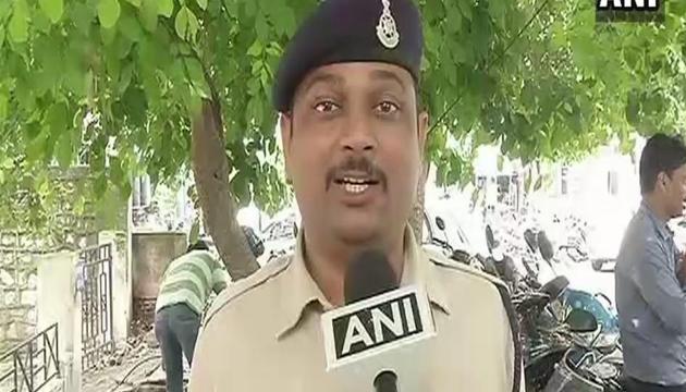 Patel got the school evacuated, as over 400 students were present there at that time. In the meantime, he picked up the shell, weighing around 10 kilograms, and ran for about a kilometre before dumping it into a nullah. (ANI Photo) Patel got the school evacuated, as over 400 students were present there at that time. In the meantime, he picked up the shell, weighing around 10 kilograms, and ran for about a kilometre before dumping it into a nullah. (ANI Photo)