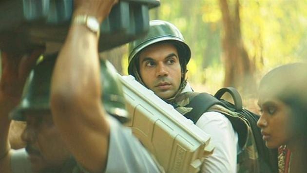 Rajkummar Rao plays a polling officer in Newton. Rajkummar Rao plays a polling officer in Newton.