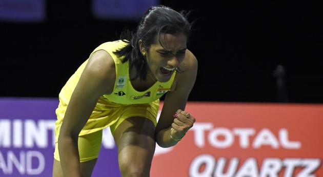 PV Sindhu lost a hard-fought final against Japan's Nozomi Okuhara at the 2017 BWF World Badminton Championships at Emirates Arena in Glasgow on Sunday.(AFP)