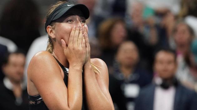Sharapova said after the match that she is ‘not going anywhere’. (USA Today Sports)