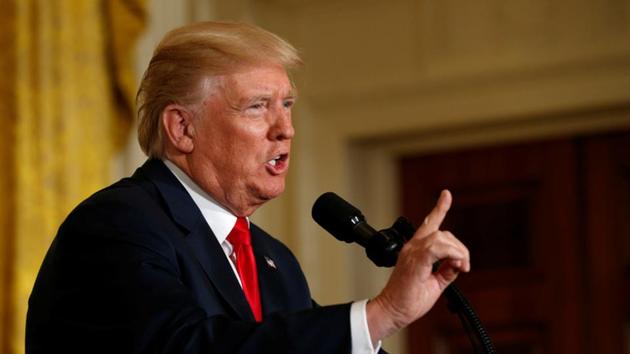 U.S. President Donald Trump speaks during a joint news conference with Finnish President Sauli Niinisto at the White House in Washington, U.S., August 28, 2017. (REUTERS Photo) U.S. President Donald Trump speaks during a joint news conference with Finnish President Sauli Niinisto at the White House in Washington, U.S., August 28, 2017. (REUTERS Photo)