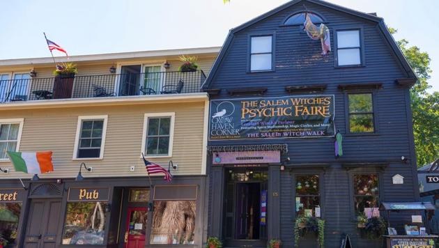 Salem Massachusetts has a variety of novelty shop which attracts tourists who visit this famous historical town on the east coast. (Shutterstock) Salem Massachusetts has a variety of novelty shop which attracts tourists who visit this famous historical town on the east coast. (Shutterstock)
