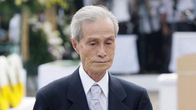 Sumiteru Taniguchi spent about three-and-a-half years in hospital after the blast. (Twitter Photo) Sumiteru Taniguchi spent about three-and-a-half years in hospital after the blast. (Twitter Photo)