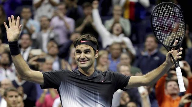 Roger Federer edged 19-year-old American Frances Tiafoe 4-6, 6-2, 6-1, 1-6, 6-4 in a compelling first-round contest . (AP)