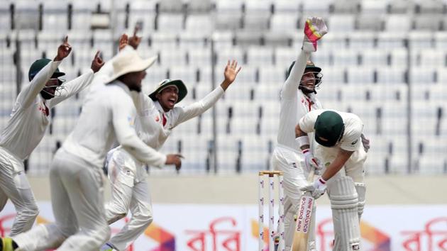 Australia had collapsed and suddenly, momentum was with Bangladesh. (AP)