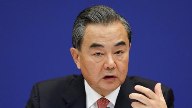 Chinese foreign minister Wang Yi at a news briefing in Beijing ahead of the 9th BRICS Summit on August 30, 2017. (Reuters) Chinese foreign minister Wang Yi at a news briefing in Beijing ahead of the 9th BRICS Summit on August 30, 2017. (Reuters)