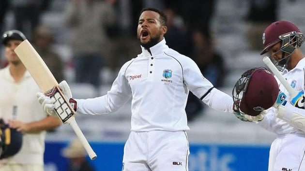 Shai Hope’s century in both innings helped West Indies register their first Test win in England since 2000 and helped level the series 1-1. (AFP) Shai Hope’s century in both innings helped West Indies register their first Test win in England since 2000 and helped level the series 1-1. (AFP)