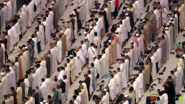 Muslim pilgrims pray at the Grand Mosque in the holy Saudi city of Mecca, on August 29, 2017, on the eve of the start of the annual Hajj pilgrimage. (AFP Photo) Muslim pilgrims pray at the Grand Mosque in the holy Saudi city of Mecca, on August 29, 2017, on the eve of the start of the annual Hajj pilgrimage. (AFP Photo)