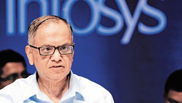 Infosys co-founder and executive chairman N.R Narayana Murthy addressing at the 32nd Annual General Meeting in Southern Indian city of Bangalore. (File Photo) Infosys co-founder and executive chairman N.R Narayana Murthy addressing at the 32nd Annual General Meeting in Southern Indian city of Bangalore. (File Photo)