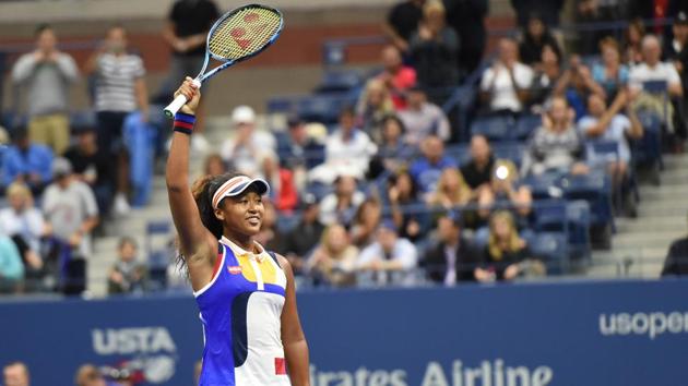 Japan’s Naomi Osaka crushed defending champion Angelique Kerber 6-3,6-1 in their first round match. (AFP)