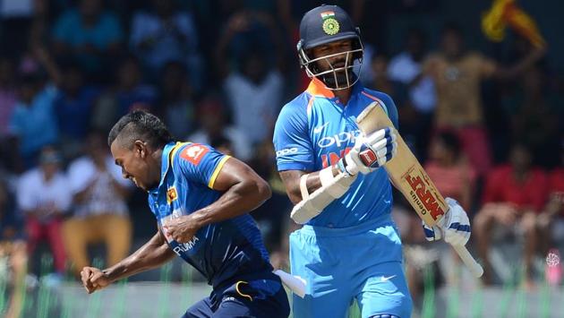 The visitors got off to a bad start as they lost Shikhar Dhawan early. (AFP)