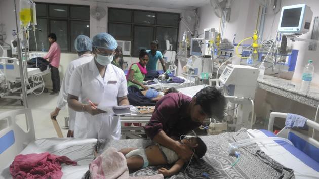 There are 56 other children admitted to the hospital’s neonatal intensive care unit (NICU) with similar symptoms.(File for representation) There are 56 other children admitted to the hospital’s neonatal intensive care unit (NICU) with similar symptoms.(File for representation)