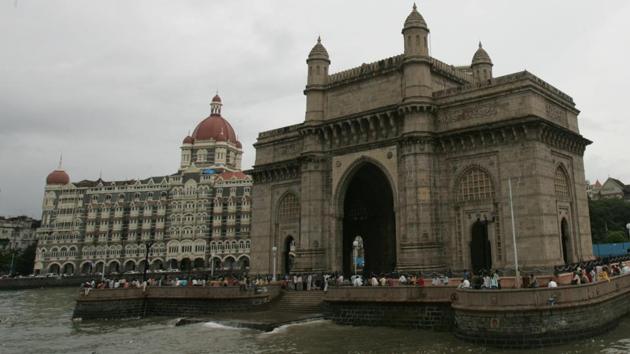 A file photo of the Taj Mahal Hotel and Gateway of India in Mumbai. (Santosh Harhare/HT Photo) A file photo of the Taj Mahal Hotel and Gateway of India in Mumbai. (Santosh Harhare/HT Photo)