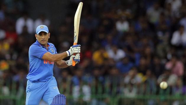 MS Dhoni, playing his 300th ODI, provided late flourish with Manish Pandey’s support as their unbeaten 101-run stand powered India to 375/5. (AP)