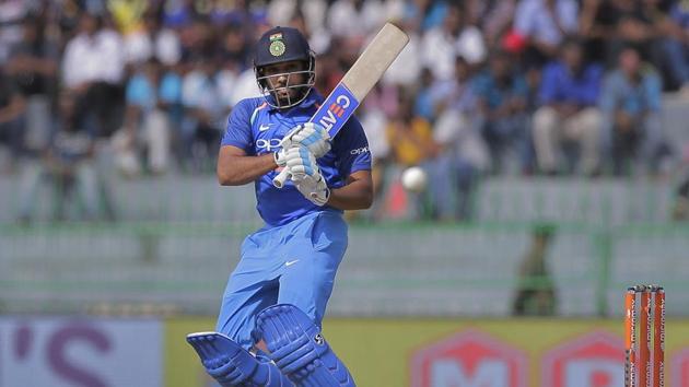 Rohit Sharma also piled on the runs and brought up his half-century. (AP)