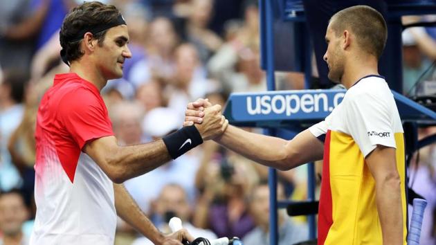 Roger Federer was stretched to five sets once again as he won 6-1, 6-7 (3-7), 4-6, 6-4, 6-2. (AFP) Roger Federer was stretched to five sets once again as he won 6-1, 6-7 (3-7), 4-6, 6-4, 6-2. (AFP)