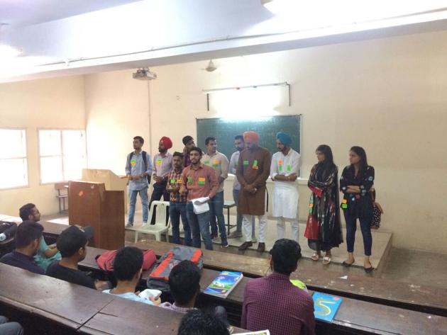 Considering lack of time for student parties to decide their presidential candidate and for the affiliated colleges to prepare for the polls, PU authorities postponed the filing of nominations, which were earlier scheduled on August 31, to September 1. (HT Photo)