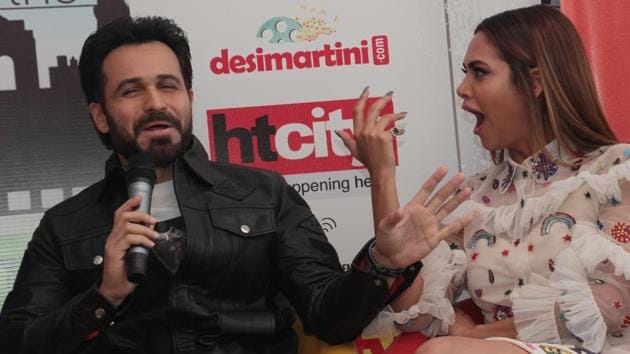 Emraan Hashmi and Esha Gupta promoted Baadshaho at the HT House in New Delhi.