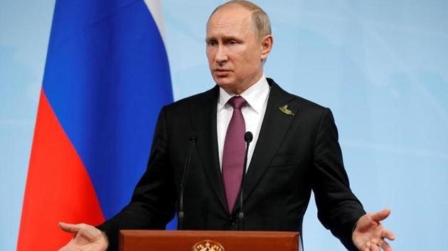 Russian President Vladimir Putin speaks during a news conference after the G20 summit in Hamburg, northern Germany on July 8. (Reuters) Russian President Vladimir Putin speaks during a news conference after the G20 summit in Hamburg, northern Germany on July 8. (Reuters)