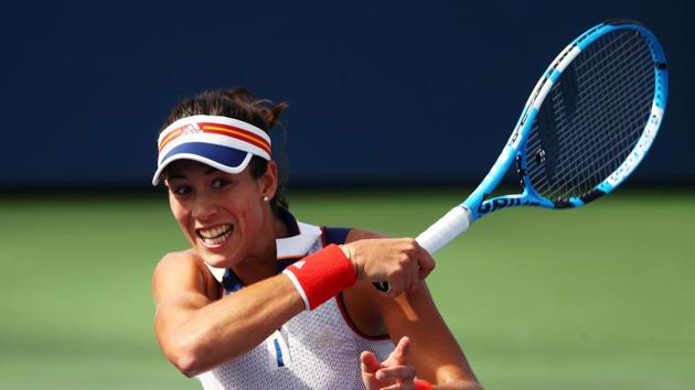 Garbine Muguruza of Spain continued her great run at the US Open with a win over Magdalena Rybarikova of Slovakia. (AFP) Garbine Muguruza of Spain continued her great run at the US Open with a win over Magdalena Rybarikova of Slovakia. (AFP)