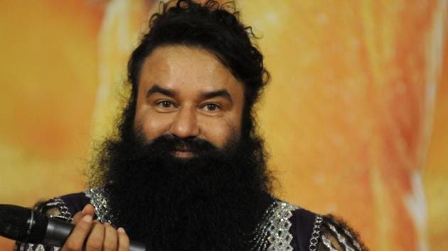 Gurmeet Ram Rahim Singh released his first film, MSG: The Messenger in 2015 and has made five films so far.(Parveen Kumar/HT Photo)