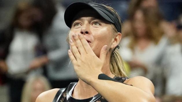 Maria Sharapova of Russia after beating Sofia Kenin of the USA at US Open. (USA Today Sports) Maria Sharapova of Russia after beating Sofia Kenin of the USA at US Open. (USA Today Sports)