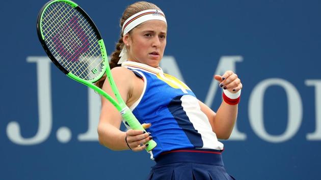Jelena Ostapenko was defeated by Daria Kasatkina in their third round encounter. (AFP) Jelena Ostapenko was defeated by Daria Kasatkina in their third round encounter. (AFP)