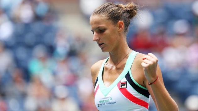 It was another easy win for Karolina Pliskova of Czech Republic as she defeated Saisai Zheng of China. (AFP) It was another easy win for Karolina Pliskova of Czech Republic as she defeated Saisai Zheng of China. (AFP)