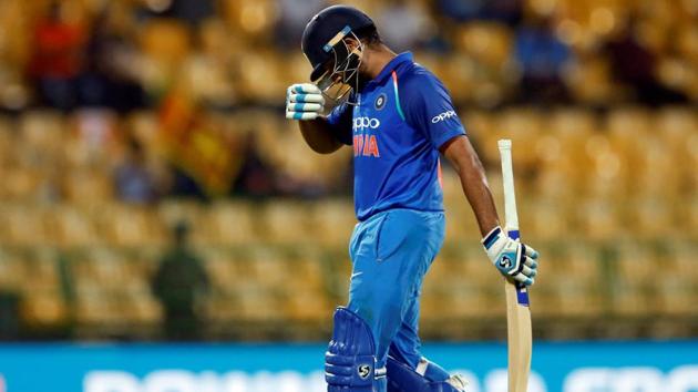 India started the chase poorly, as both Rohit Sharma and Ajinkya Rahane were dismissed cheaply. (REUTERS)