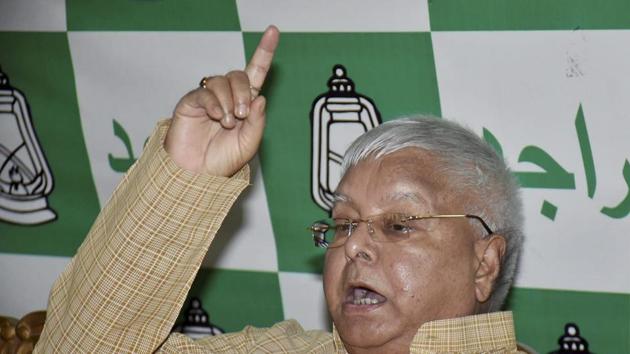 RJD chief Lalu Prasad says the JD (U) has no standing in the NDA and Nitish Kumar is staring at trouble. (PTI file photo) RJD chief Lalu Prasad says the JD (U) has no standing in the NDA and Nitish Kumar is staring at trouble. (PTI file photo)
