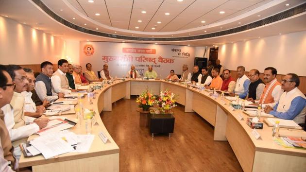In the last assembly polls, BJP won 57 out of 70 seats. (HT Photo) In the last assembly polls, BJP won 57 out of 70 seats. (HT Photo)