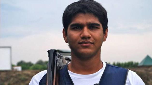 Kynan Chenai shot 17 hits out of the first 25 to be eliminated in sixth place at the Shotgun World Championship.(HT Photo)